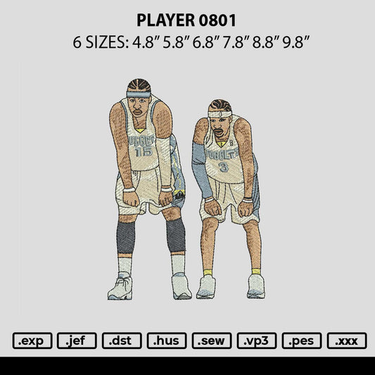 Players 0801 Embroidery File 6 sizes