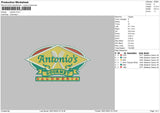 Antonio Embroidery File 4 size