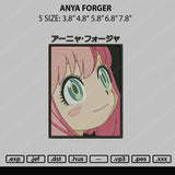 Anya Forger Embroidery File 5 sizes