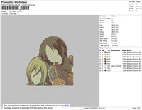 AOT SNK Embroidery File 4 size