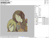 AOT SNK Embroidery File 4 size