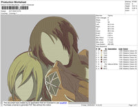 AOT SNK Embroidery File 4 size