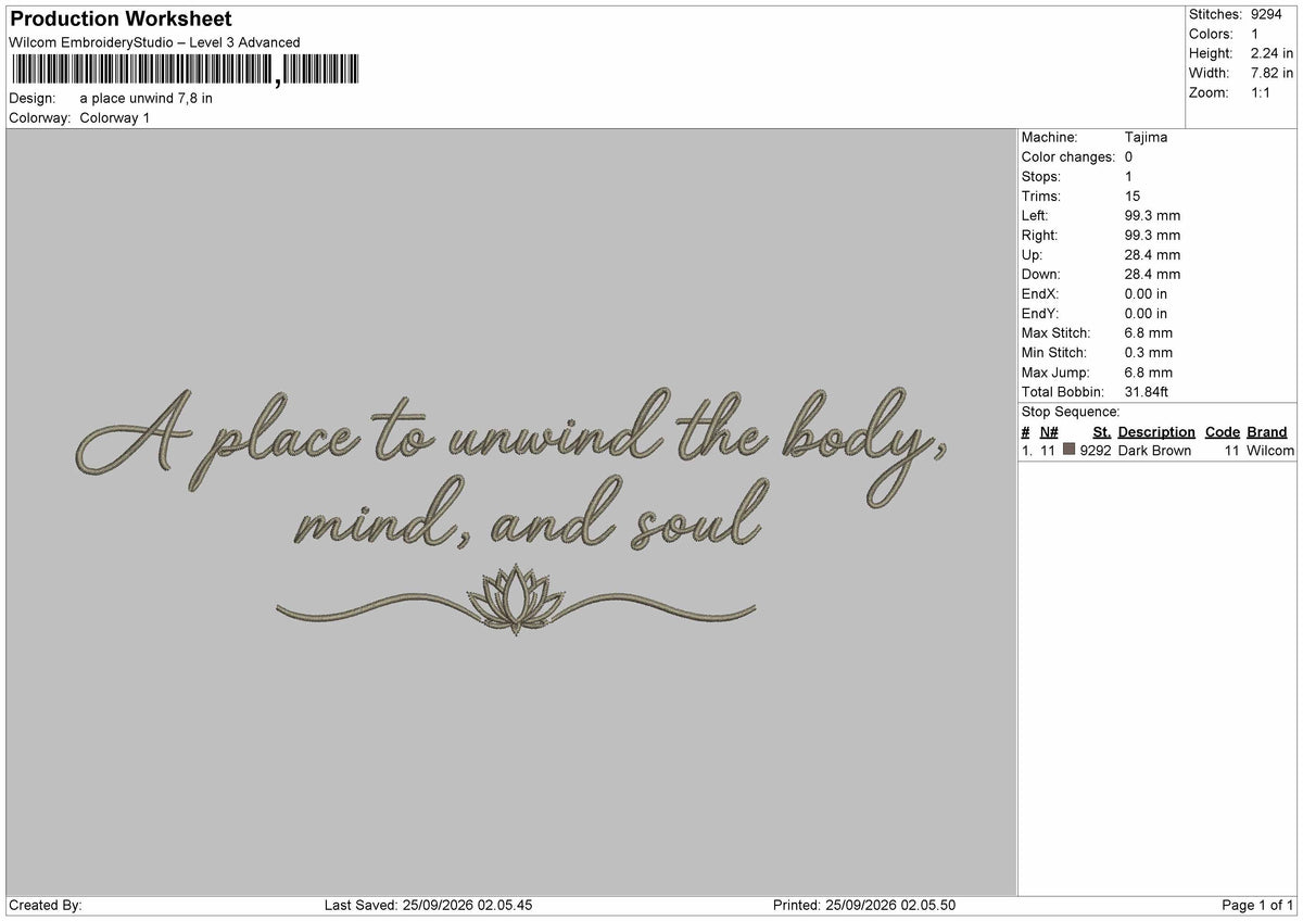 Place Text 2509 Embroidery Machine Design File 6 sizes