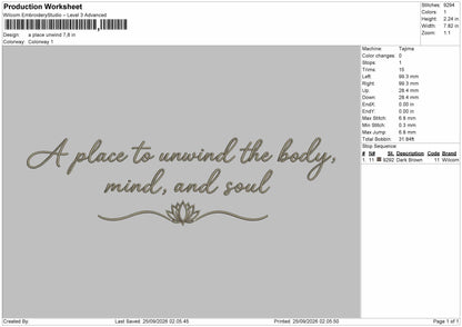 Place Text 2509 Embroidery Machine Design File 6 sizes