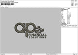 Ap Text Embroidery File 6 sizes