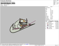 Appa Chunin Embroidery File 4 size