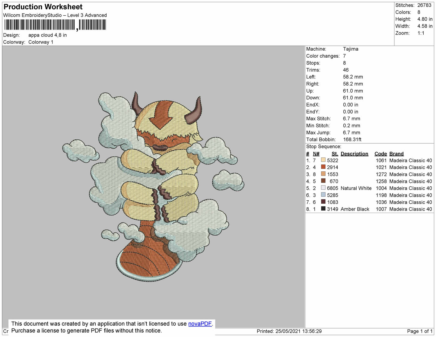Appa Cloud (the legend of aang)