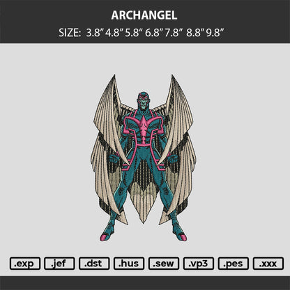 Archangel Embroidery Machine Design Files
