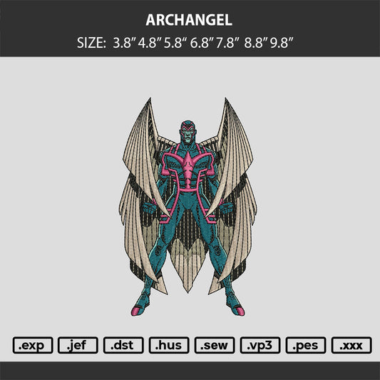 Archangel Embroidery Machine Design Files
