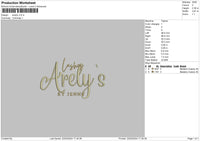 Arelystext Embroidery File 6 sizes