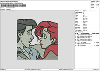 Arieleric 01 Embroidery File 6 sizes