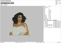 Ari Lennox Embroidery File 4 size