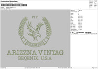 Arizzna Vintag Embroidery File 4 size