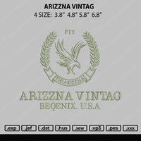 Arizzna Vintag Embroidery File 4 size