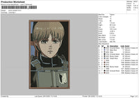 Armin Potrait Embroidery File 4 size