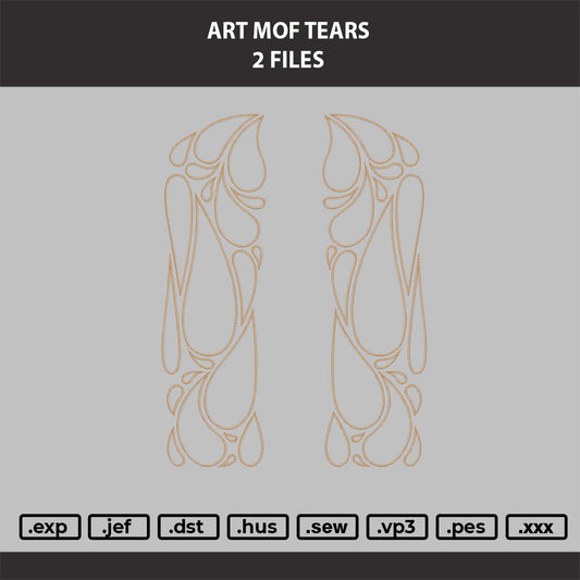 Art of tears Embroidery Machine Design File