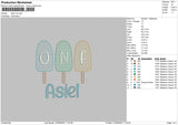 Asieltext V2 Embroidery File 6 sizes