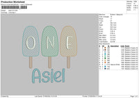 Asieltext V2 Embroidery File 6 sizes