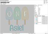 Asieltext V2 Embroidery File 6 sizes