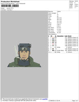 Asuma Embroidery File 4 size