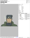 Asuma Embroidery File 4 size