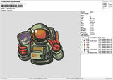 Astrounaut0511 Embroidery File 6 sizes