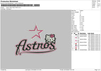 Astros Hk Embroidery File 6 Sizes