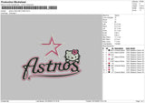 Astros Hk Embroidery File 6 Sizes