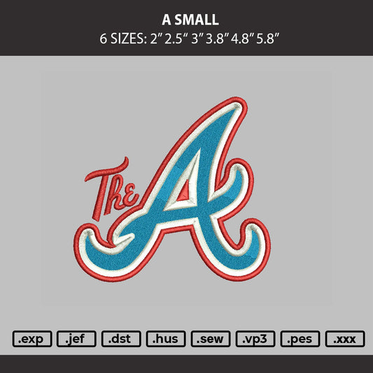 A Small Embroidery Machine Design File 6 sizes