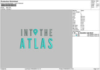 Atlastext Embroidery File 6 sizes