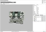 Atrapado Embroidery File 6 sizes