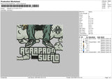 Atrapado Embroidery File 6 sizes