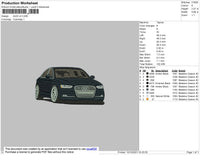 Audi Embroidery File 4 size