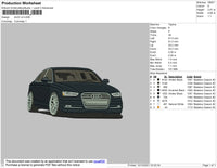 Audi Embroidery File 4 size