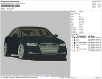 Audi Embroidery File 4 size