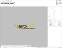 Autotech Embroidery File 4 size