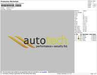 Autotech Embroidery File 4 size