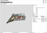 Detailingtext 02 Embroidery File 6 sizes