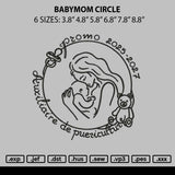 Babymomcircle Embroidery File 6 sizes