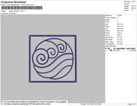 Avatar Symbol V2 Embrooidery File 4 size