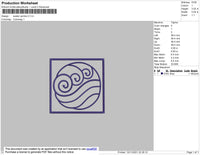 Avatar Symbol V2 Embrooidery File 4 size