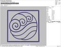 Avatar Symbol V2 Embrooidery File 4 size