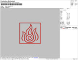 Avatar Symbol 3 Embroidery File 4 size