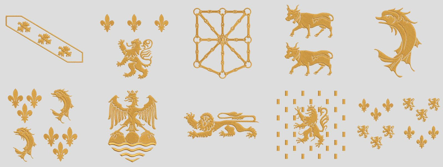 Designs Logo Bundle 01 Embroidery 10 Files