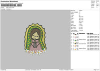 Maria 2712 Embroidery File 6 sizes
