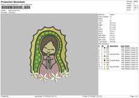 Maria 2712 Embroidery File 6 sizes