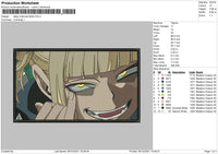 Midoriya Embroidery File 4 size