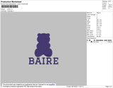 Baire Embroidery File 7 size