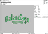 Bciaga Text Embroidery File 6 sizes