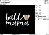Balltext Embroidery File 6 sizes